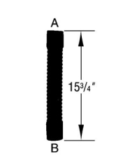 Kühlwasserschlauch - Radiator Hose Flex  38 x 38 x 400mm